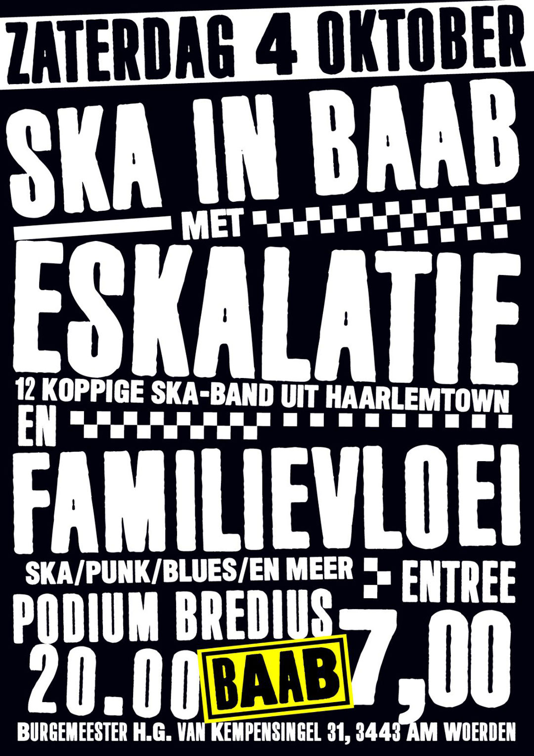 Eskalatie + Familievloei @ Baab @ Podium Bredius - 4 oktober 2025