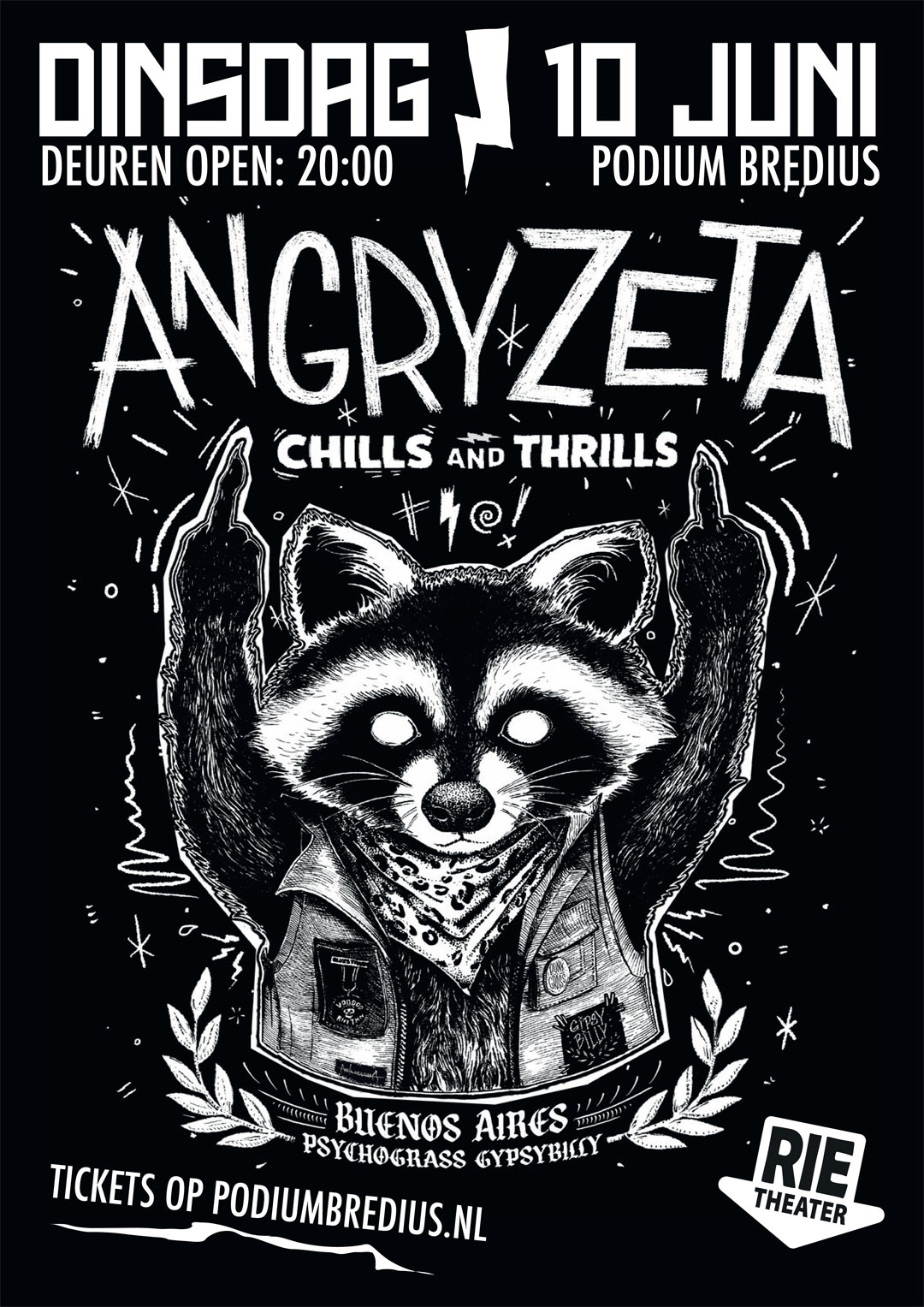 Angry Zeta (arg) - 10 juni 2025 @ RIEtheater @ Podium Bredius