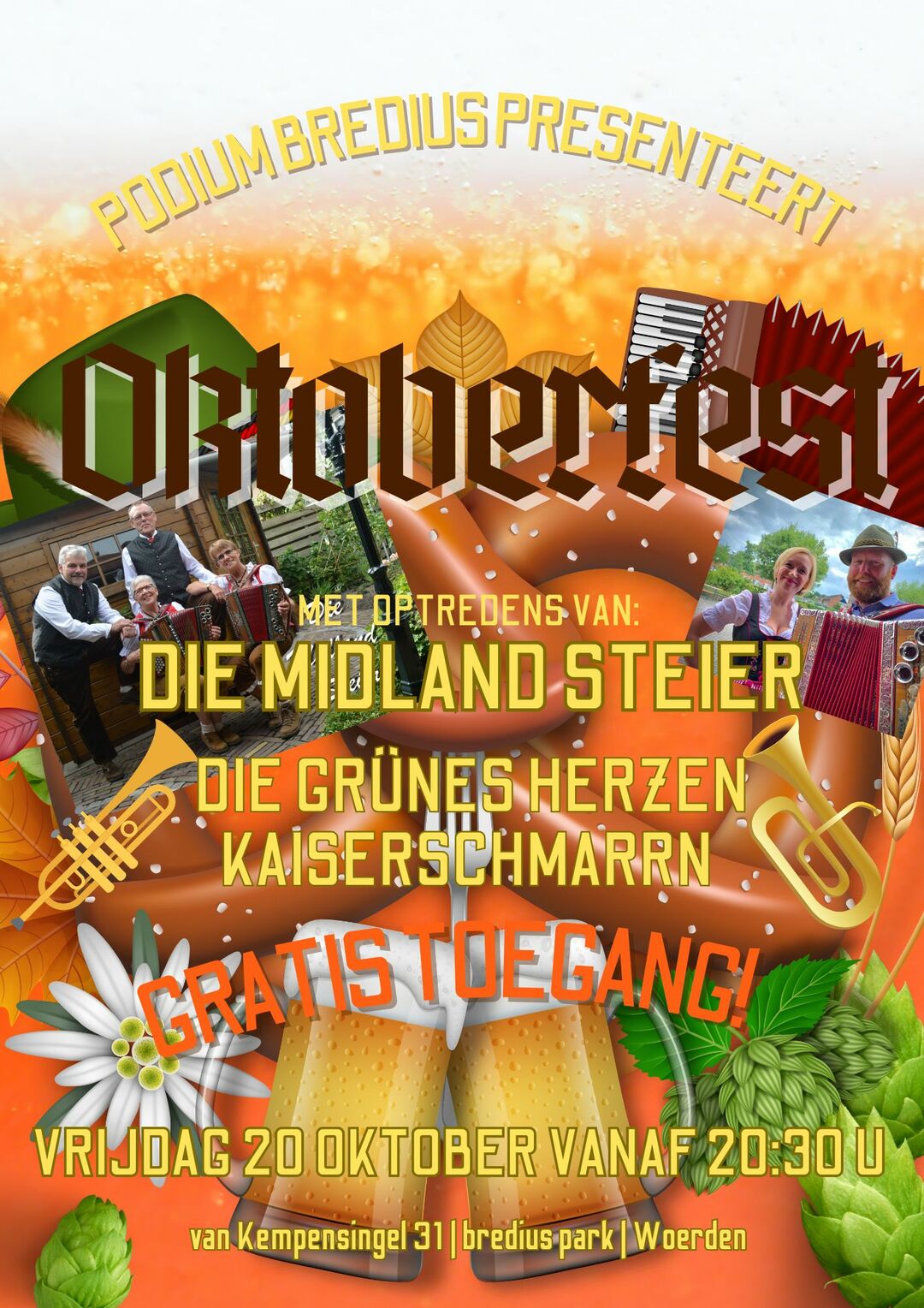 Oktoberfest vrijdag 20 oktober 2023