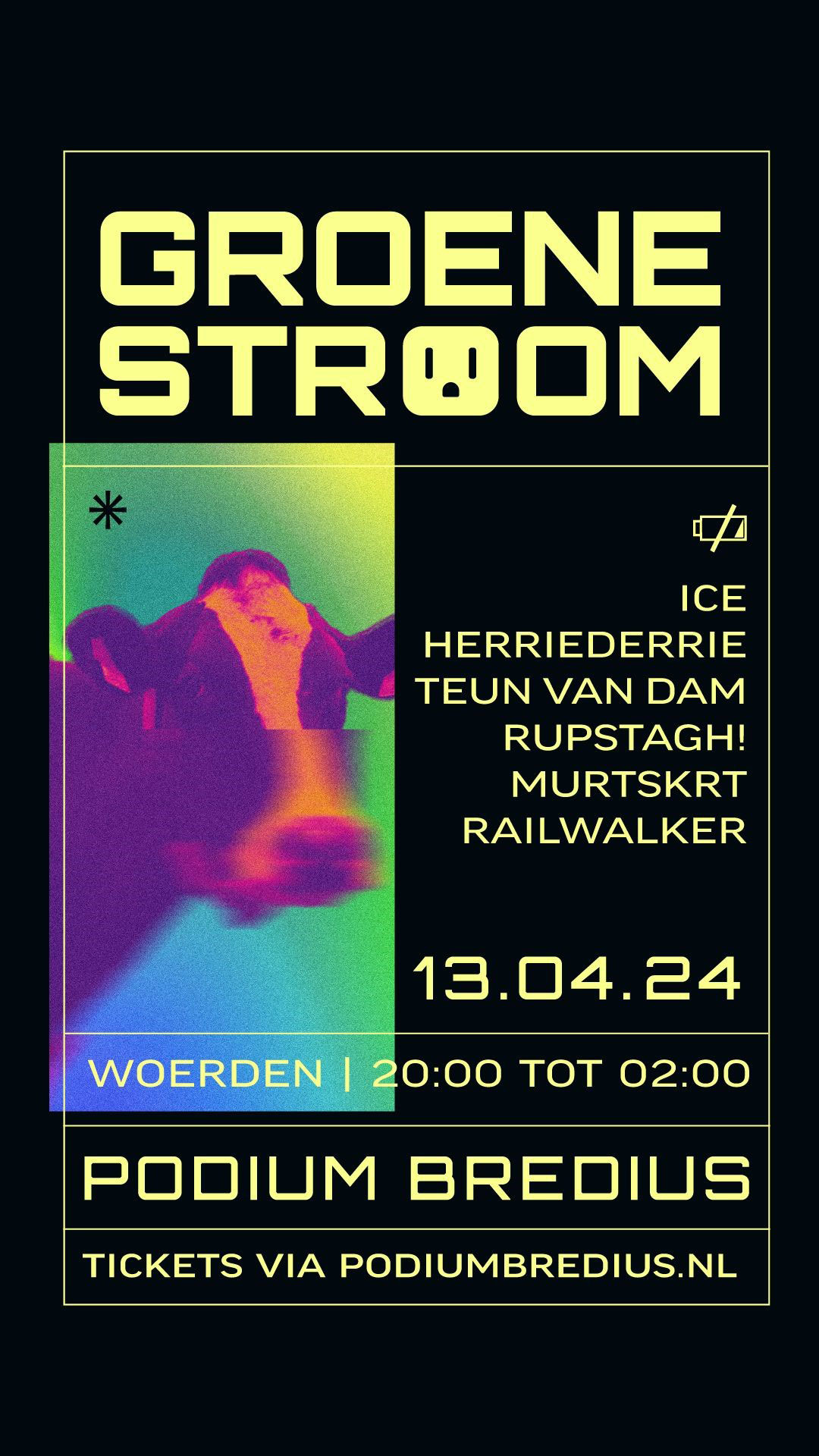 Groene Stroom = Drum 'n Bass - 13 april 2024 Podium Bredius Woerden