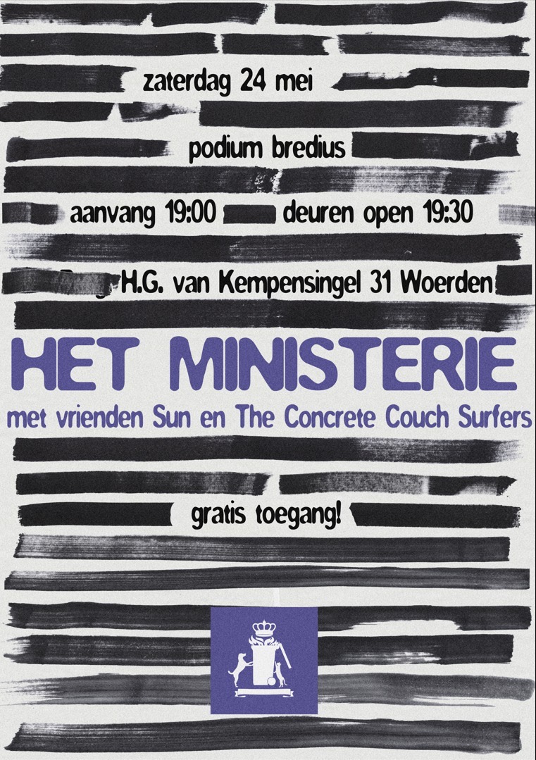 Het Ministerie @ Podium Bredius 24 mei 2025