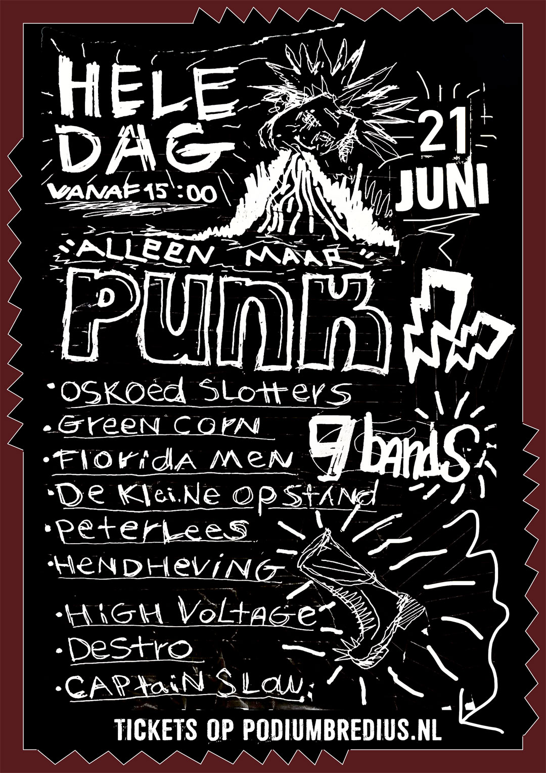Alleen maar PUNK @ Podium Bredius Woerden op 21 juni 2025