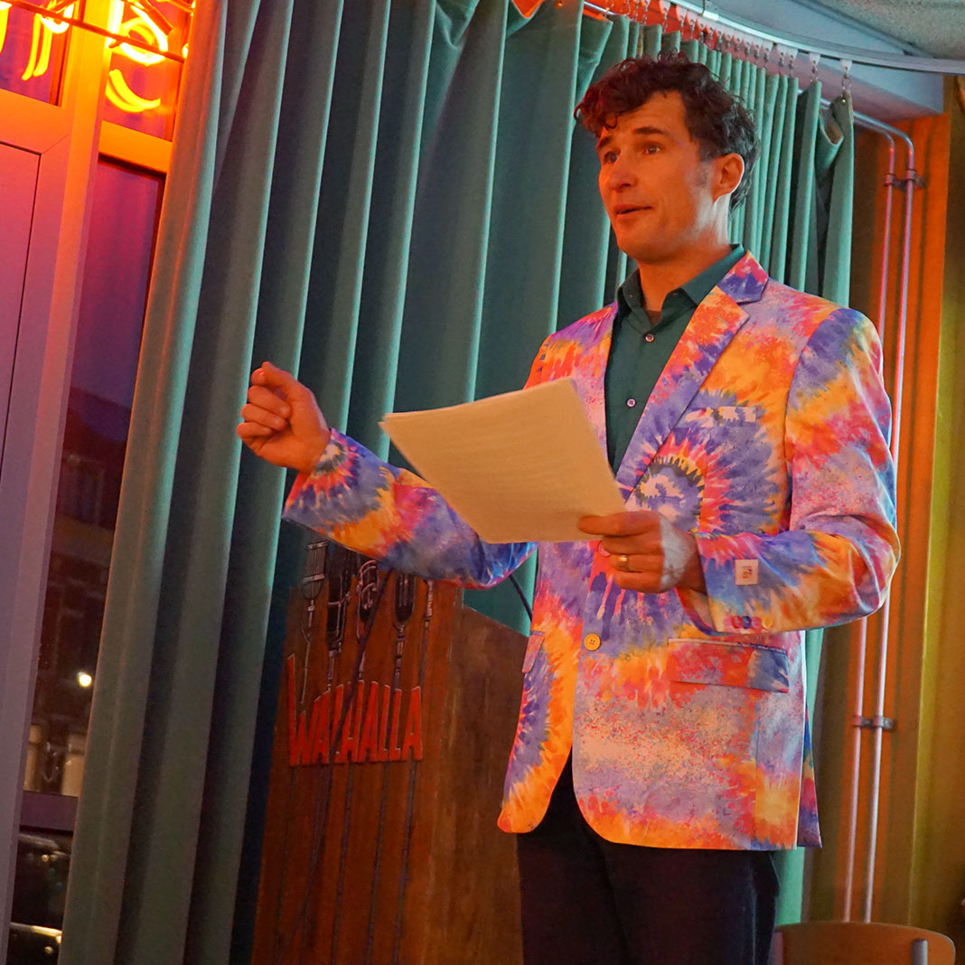 Quizmaster Brecht van der Laan