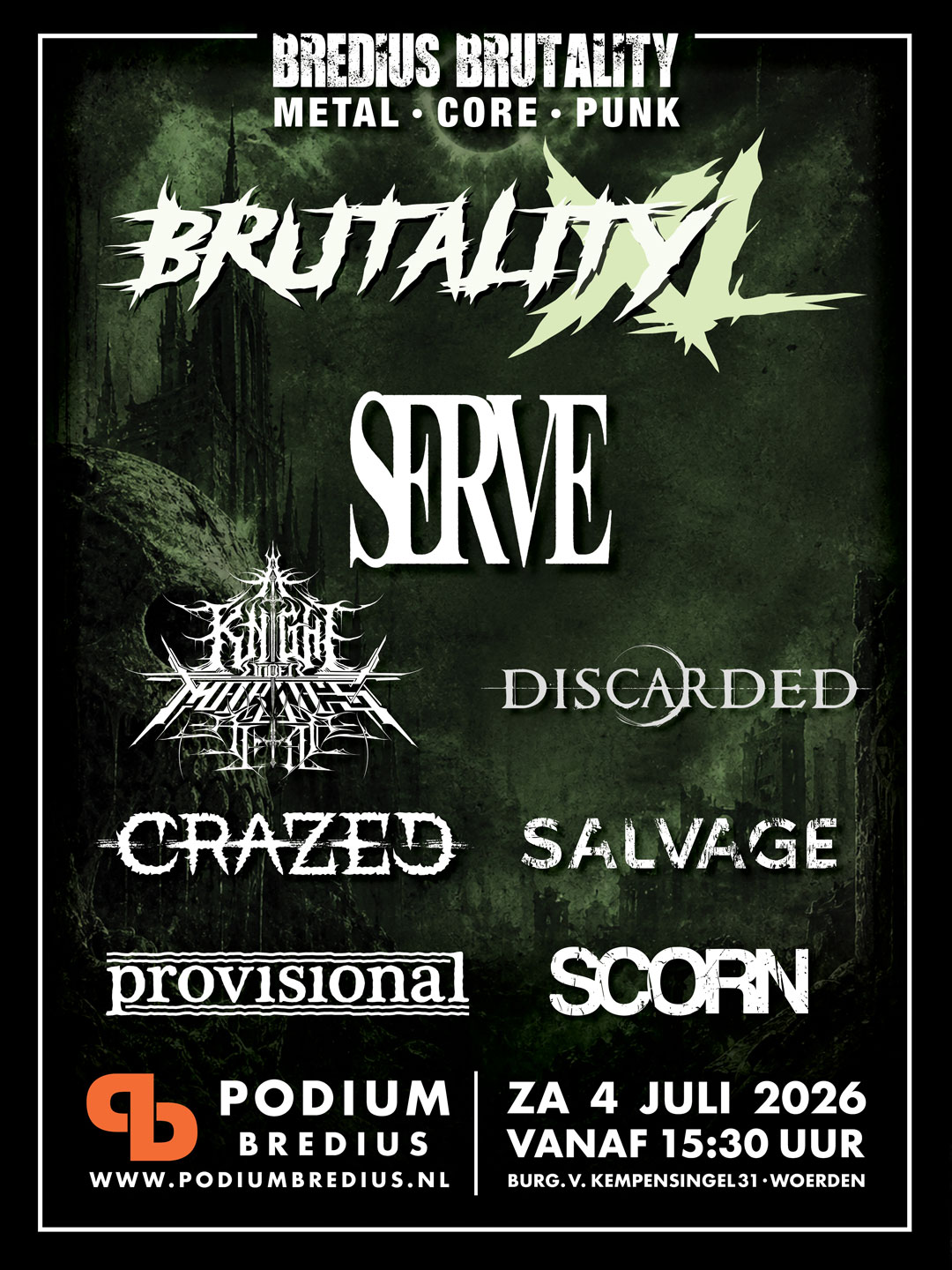 Bredius Brutality XL - za 4 juli 2026
