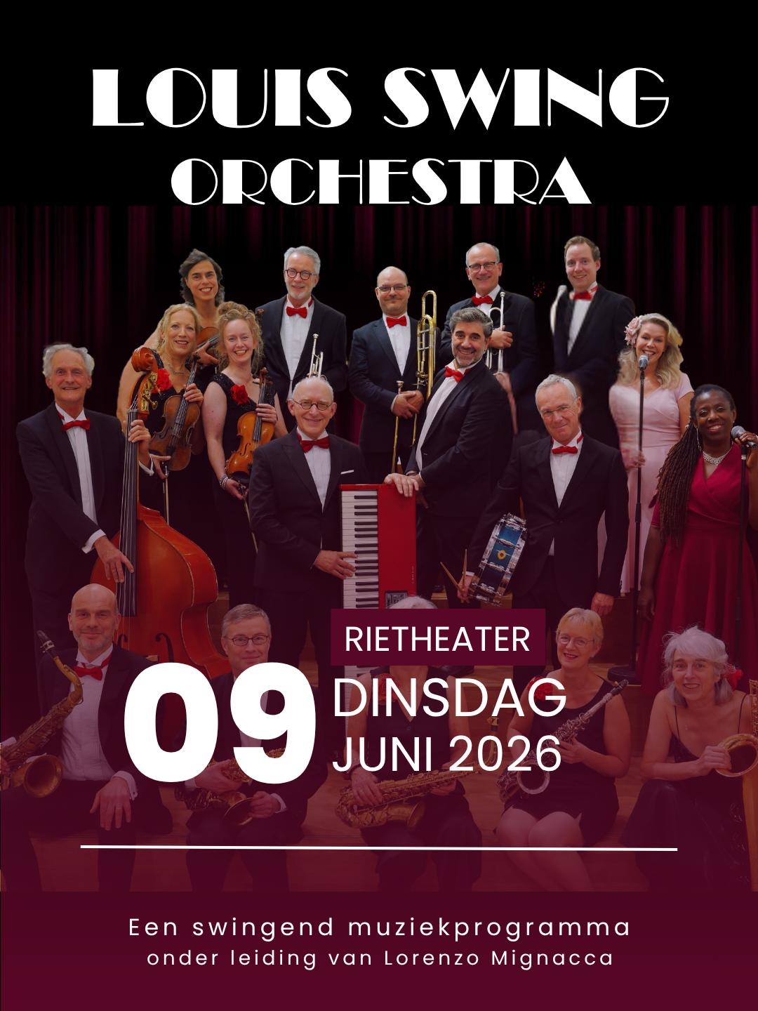 Louis Swing Orchestra @ RIEtheater / Podium Bredius